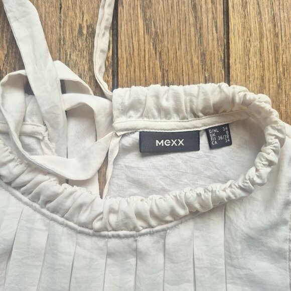 MEXX Sleeveless off-white top, European size 34 - Picture 5 of 10